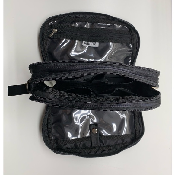 Chico's Handbags - New Never Used Chico’s Black Cosmetic Toiletry Shoulder Bag